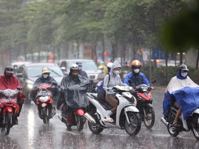 Thời tiết hôm nay 18.8: Hà Nội có mưa to đến rất to
