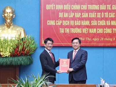 Toyota Việt Nam đầu tư hơn 283 triệu USD hiện đại hóa nhà máy tại Phú Thọ