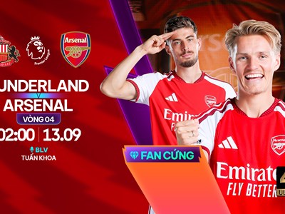 Link xem trực tiếp Sunderland vs Arsenal, 2h00 ngày 13.9 - Ngoại hạng Anh