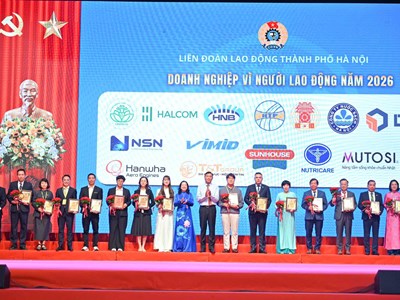 URENCO được tôn vinh “Doanh nghiệp vì người lao động” năm 2026