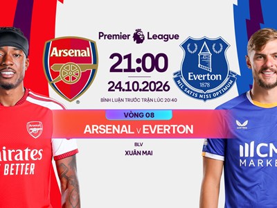 Nhận định trận đấu Arsenal vs Everton, 21h00 ngày 24.10: “Pháo thủ” vượt khó