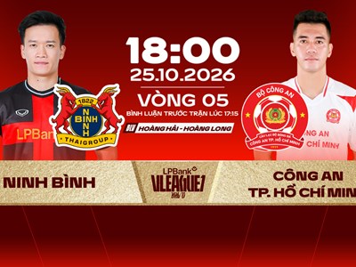 Nhận định trận đấu Ninh Bình vs CA TP.HCM, 18h00 ngày 25.10: Không dễ đòi lại ngôi đầu