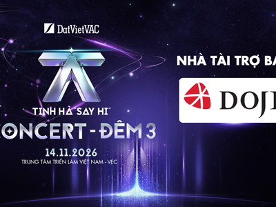DOJI trở thành nhà tài trợ bạc của Tinh Hà “Say Hi” Concert tại Hà Nội
