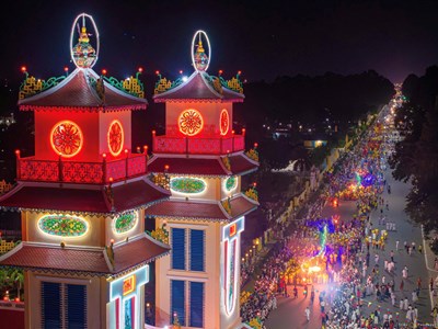 Đại lễ vía Đức Chí Tôn rộn ràng tại Tây Ninh