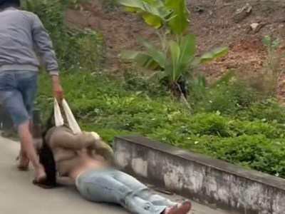 Công an Hải Phòng xác minh clip cô gái bị nam thanh niên kéo lê trên đường