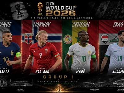 Lịch thi đấu bảng I World Cup 2026: Điểm sáng Á quân 