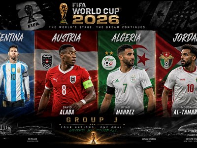 Lịch thi đấu Bảng J World Cup 2026: Đương kim vô địch Argentina quyết tâm bảo vệ ngôi vương