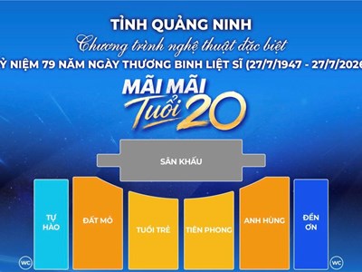 Quảng Ninh: Chương trình nghệ thuật “Mãi mãi tuổi 20” được cấp miễn phí vé và kiểm soát bằng mã QR