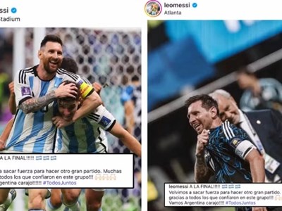 Messi tái hiện bài đăng năm 2022: Giữ “vía” hay triệu hồi vận may?