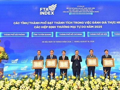 Hải Phòng dẫn đầu cả nước về FTA Index năm 2025