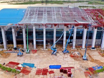 Gấp rút hoàn thiện dự án 129 tỉ đồng khôi phục Nhà thi đấu thể thao dưới nước
