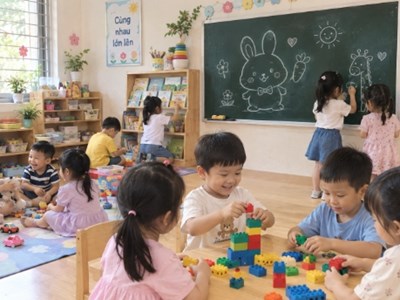 Đề xuất hỗ trợ 800.000 đồng/tháng cho giáo viên mầm non tư thục