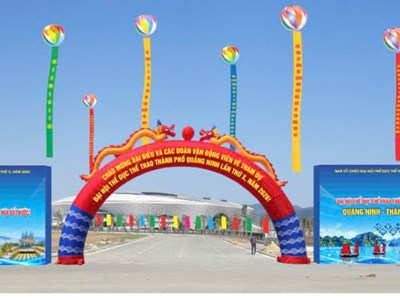 Đại hội Thể dục thể thao Quảng Ninh diễn ra ngày 11.10