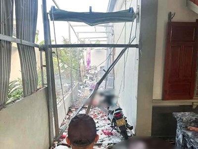 Nổ lớn tại nhà dân ở Hải Phòng, 2 người thương vong