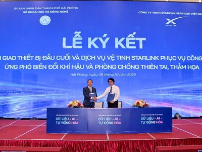 Tỉ phú Elon Musk chia sẻ thông tin Hải Phòng triển khai dịch vụ Internet vệ tinh Starlink