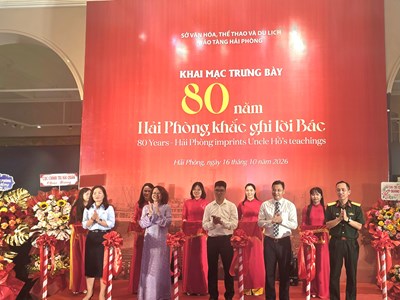 Bảo tàng Hải Phòng trưng bày chuyên đề “80 năm - Hải Phòng khắc ghi lời Bác”