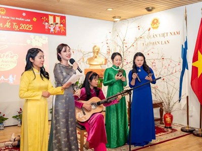 Tưng bừng Xuân Quê hương 2025 tại Helsinki, Phần Lan