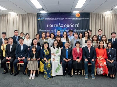 Gìn giữ và phát huy tiếng Việt trong cộng đồng người Việt Nam ở nước ngoài