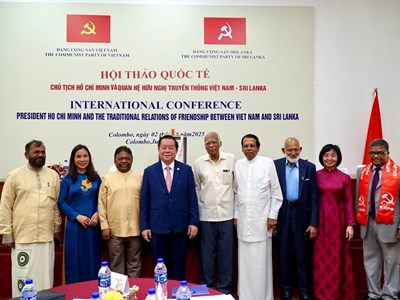 Hội thảo quốc tế với chủ đề “Chủ tịch Hồ Chí Minh và quan hệ hữu nghị truyền thống Việt Nam-Sri Lanka”