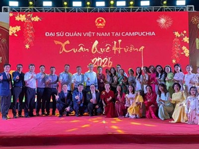 Xuân Quê hương 2026 ấm áp nghĩa tình tại Phnom Penh