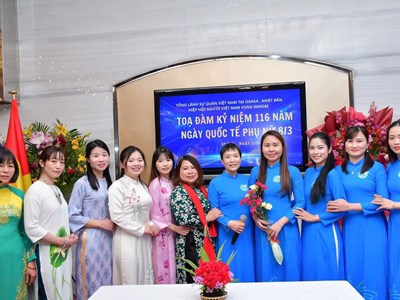 Kiều bào lan tỏa bản sắc văn hóa và vai trò phụ nữ Việt tại Nhật Bản