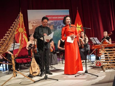 Sắc màu văn hóa Việt Nam thu hút công chúng Bắc Macedonia