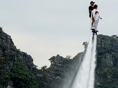 Sự cố flyboard ở Ninh Bình: Hồ Núi Lớ không phải khu vực biểu diễn