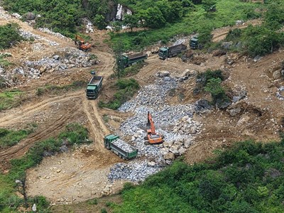 Khai thác đá trái phép đe doạ khu vực đề cử di sản thế giới Tam Chúc - Vân Long