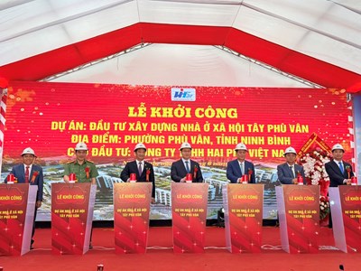Ninh Bình: Khởi công Dự án nhà ở xã hội Tây Phù Vân