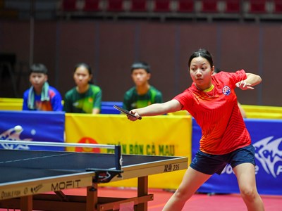 Khai mạc Giải Bóng bàn các cây vợt xuất sắc trẻ, thiếu niên, nhi đồng Quốc gia năm 2026