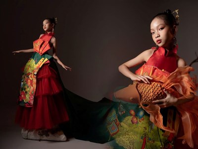 Gương mặt siêu mẫu nhí ấn tượng tại Global Student Fashion Week 2025