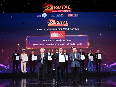 Bảo tàng Mỹ thuật Việt Nam lần thứ 2 đón nhận Giải thưởng Chuyển đổi số quốc gia