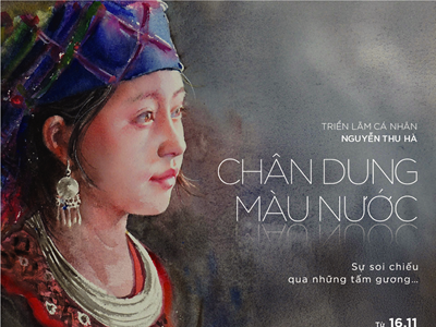 Có gì ở triển lãm “Chân dung màu nước - Sự soi chiếu qua những tấm gương” khiến người xem tò mò