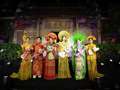 Ấn tượng bộ sưu tập “Nét xưa” trong fashion show “Sắc màu di sản”