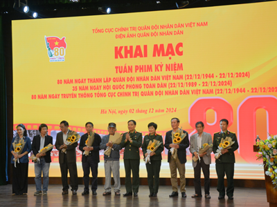 Chiếu 8 phim đặc sắc trong Tuần phim kỷ niệm 80 năm Ngày thành lập QĐND Việt Nam