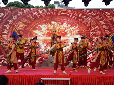 Khánh thành và bàn giao công trình tu bổ, tôn tạo di tích quốc gia đền Hồ Đề 