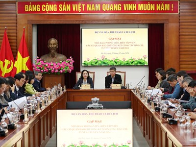 Báo chí luôn đồng hành kịp thời, hiệu quả với các sự kiện của ngành VHTTDL