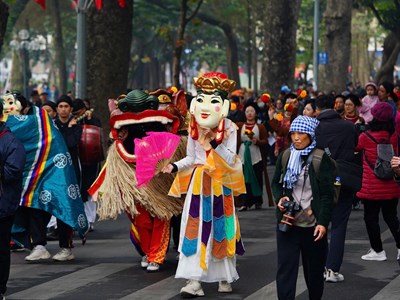 Ngập tràn sắc Xuân trong “Tết Việt - Tết Phố”