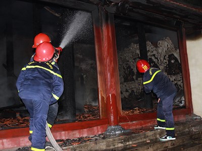 Trang bị phương tiện phòng cháy, chữa cháy kịp thời tại di tích