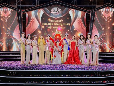Vương miện tân Hoa hậu Doanh nhân Việt Nam 2025 được trao cho Hoàng Thu Thuỷ 