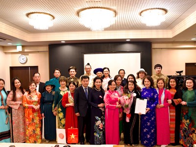 Ra mắt CLB Di sản Áo dài Việt Nam tại Tokyo - Nhật Bản