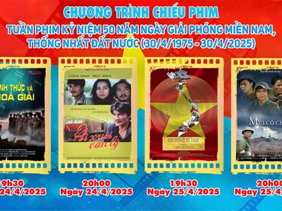 Chiếu những thước phim lịch sử kỷ niệm 50 năm Ngày Giải phóng miền Nam