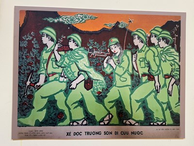 Những bức tranh cổ động quý hiếm thời kỳ “Xẻ dọc Trường Sơn đi cứu nước”