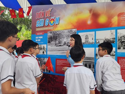 Triển lãm “Con đường Thống nhất” tại Hoàng thành Thăng Long