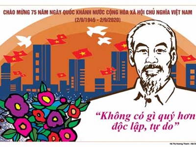 Thi sáng tác tranh cổ động kỷ niệm 80 năm Cách mạng tháng Tám và Quốc khánh 2.9