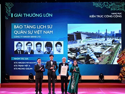 Giải thưởng Lớn - Giải thưởng Kiến trúc quốc gia vinh danh Bảo tàng Lịch sử Quân sự Việt Nam