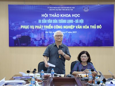 Phát huy nguồn lực di sản Thăng Long – Hà Nội để phát triển công nghiệp văn hoá 