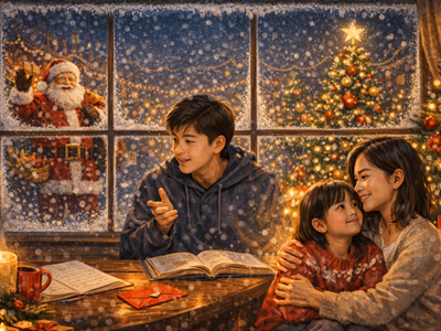 Ông già Noel có thật không, câu hỏi khiến người lớn lặng đi...