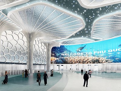 Hai đơn vị kiến trúc nổi tiếng thế giới “thổi hồn” kiến trúc sân bay Phú Quốc