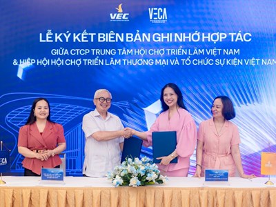 VEC hợp tác chiến lược, thúc đẩy chuỗi sự kiện triển lãm quốc tế tại Việt Nam